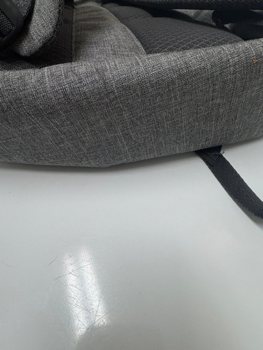 Made By Design Gray Backpack – Roll Top Drawstring – Multiple Pockets - Picture 7 of 9